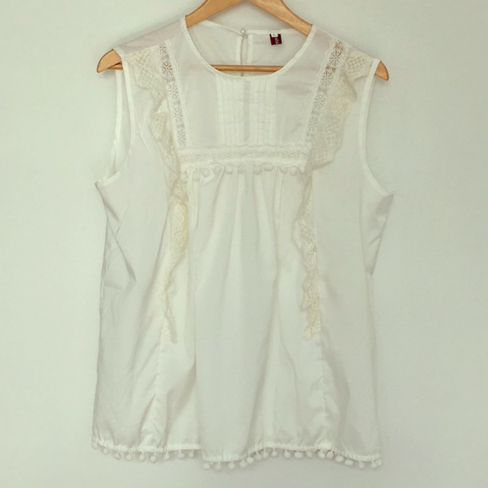 Cute Boho PomPom Top